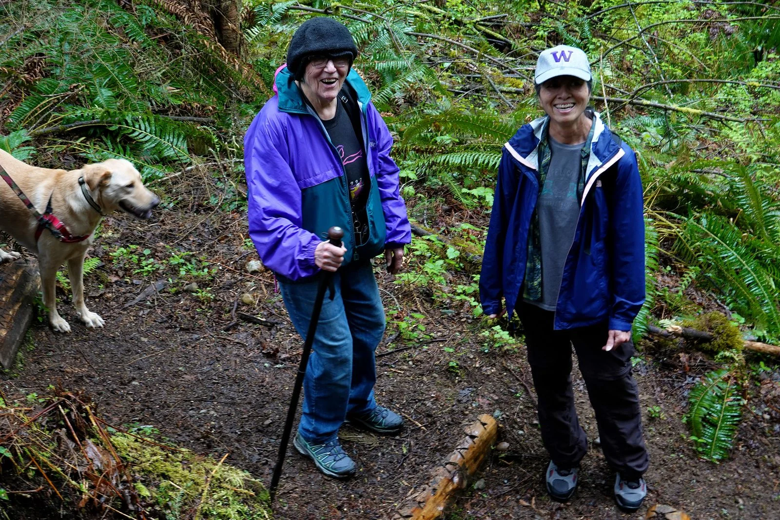 Alice on the left at 94 is our oldest hiker – she is my idol