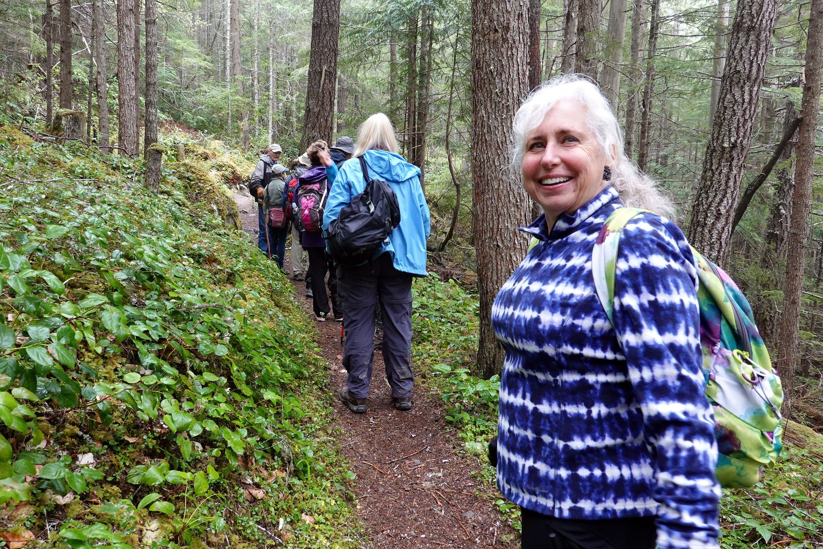 Merrily as always a happy hiker