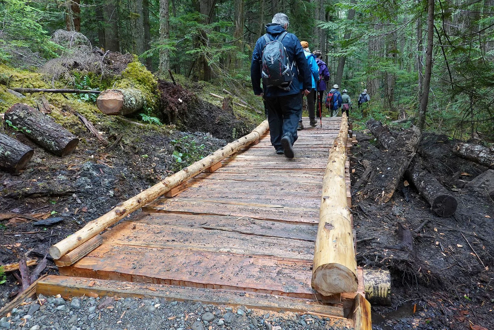 The trail was well maintained