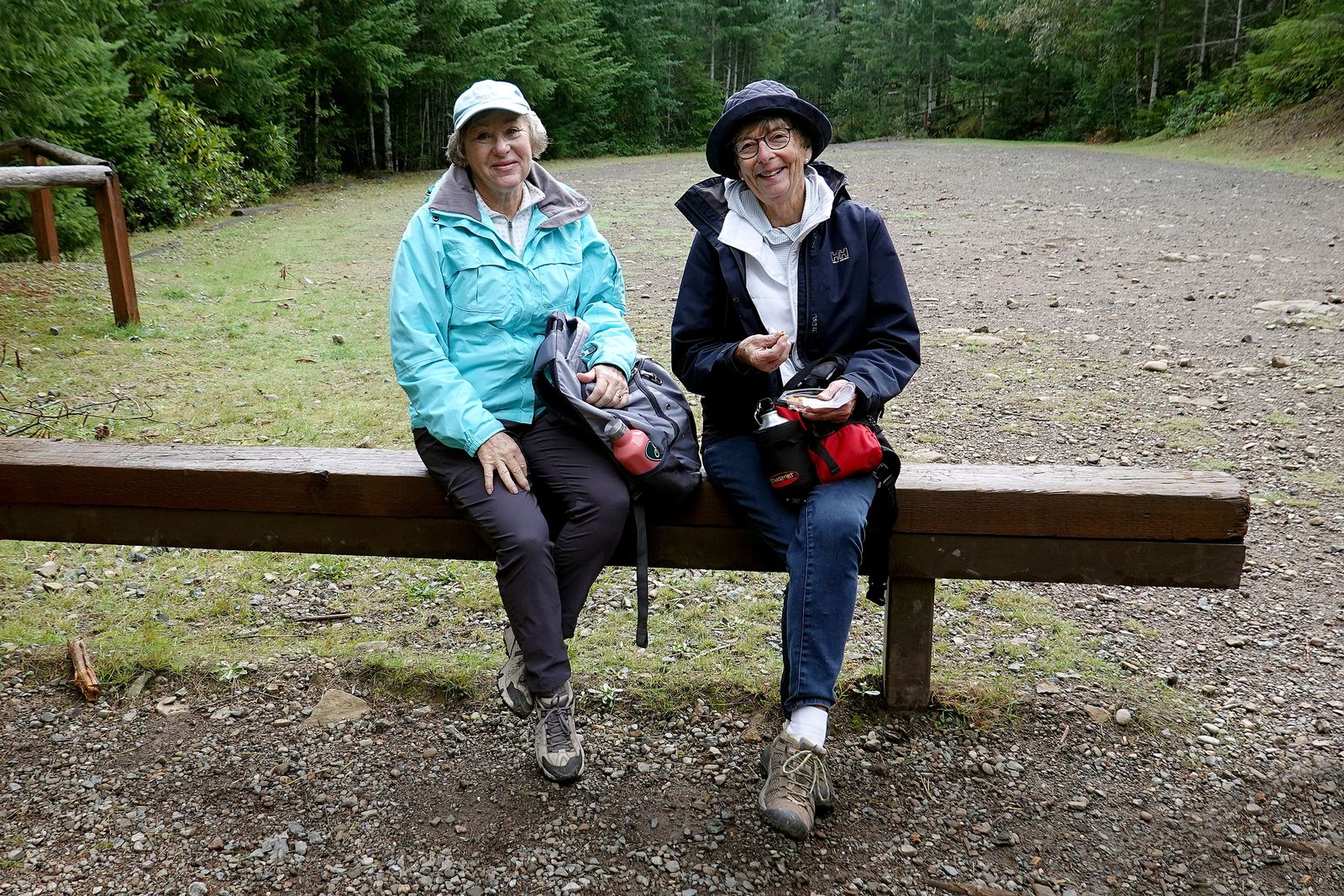 Turney and Caryl take a break