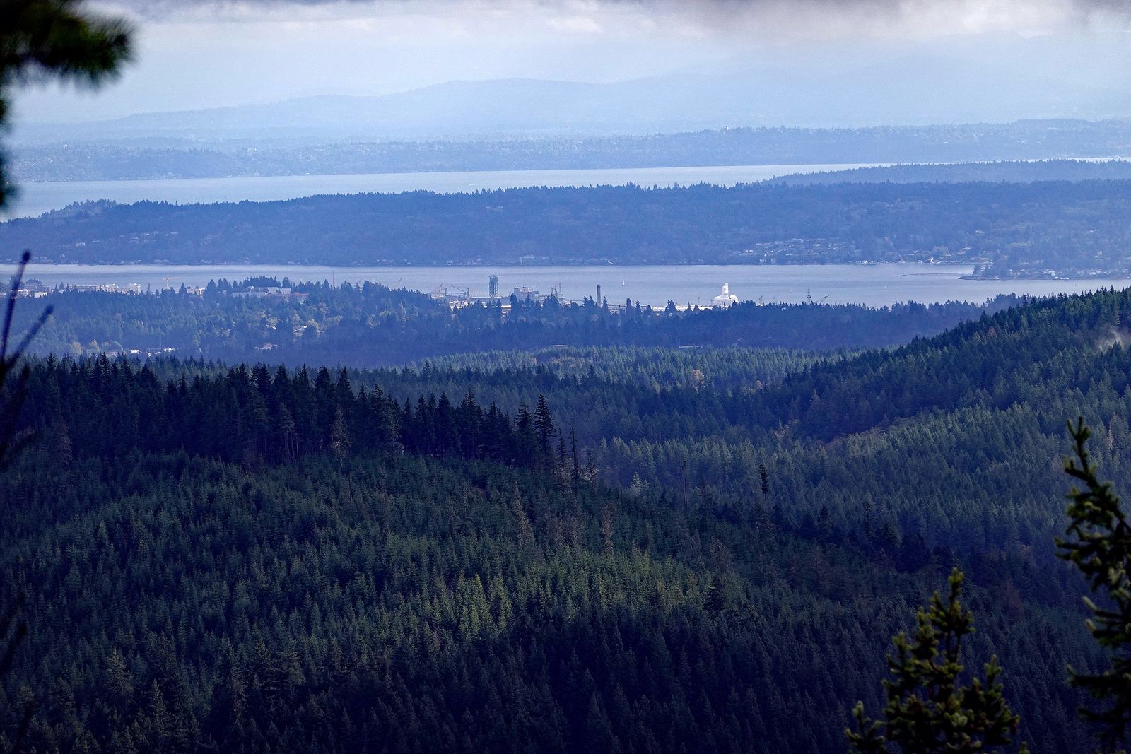 The view towards Bremerton