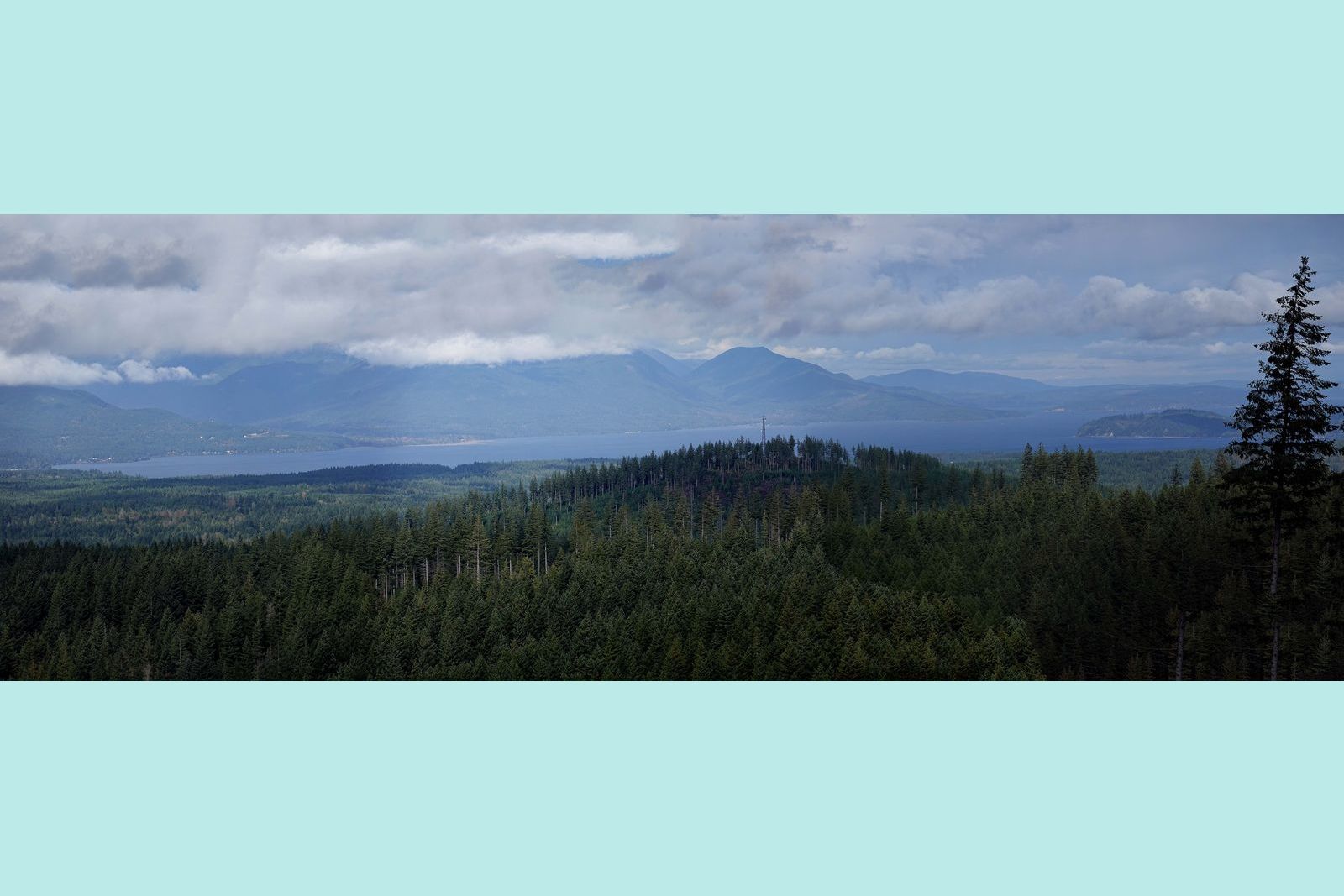  Last view towards the Hood Canal on the way down 