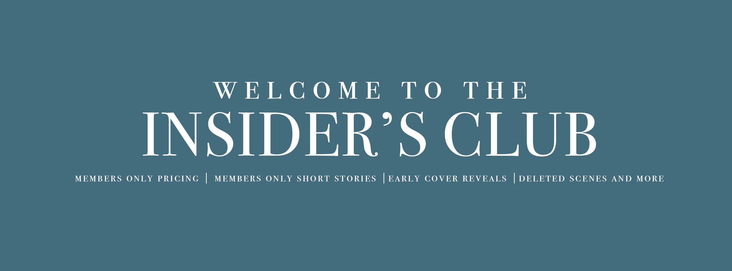 Insiders Club | Members Only — INGER IVERSEN
