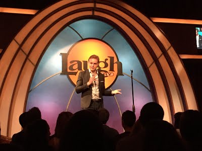 Performing at The Laugh Factory in LA