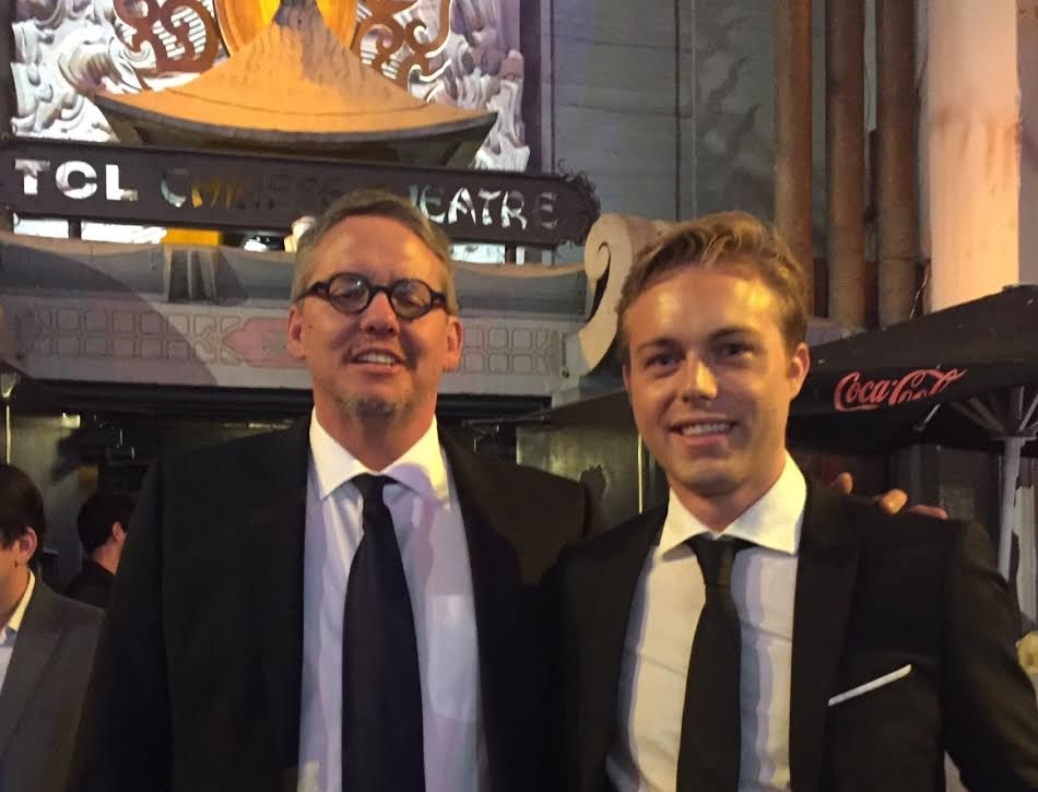 With Director Adam McKay at the World Premiere of "The Big Short"