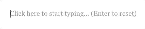 How long it took to type each character. Try the interactive demo inside.