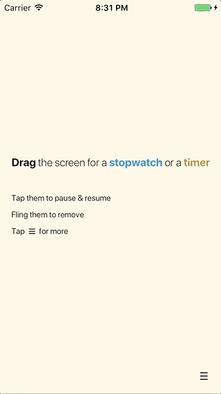 Customize presets based on your most common tasks, like making coffee, cooking and exercising.