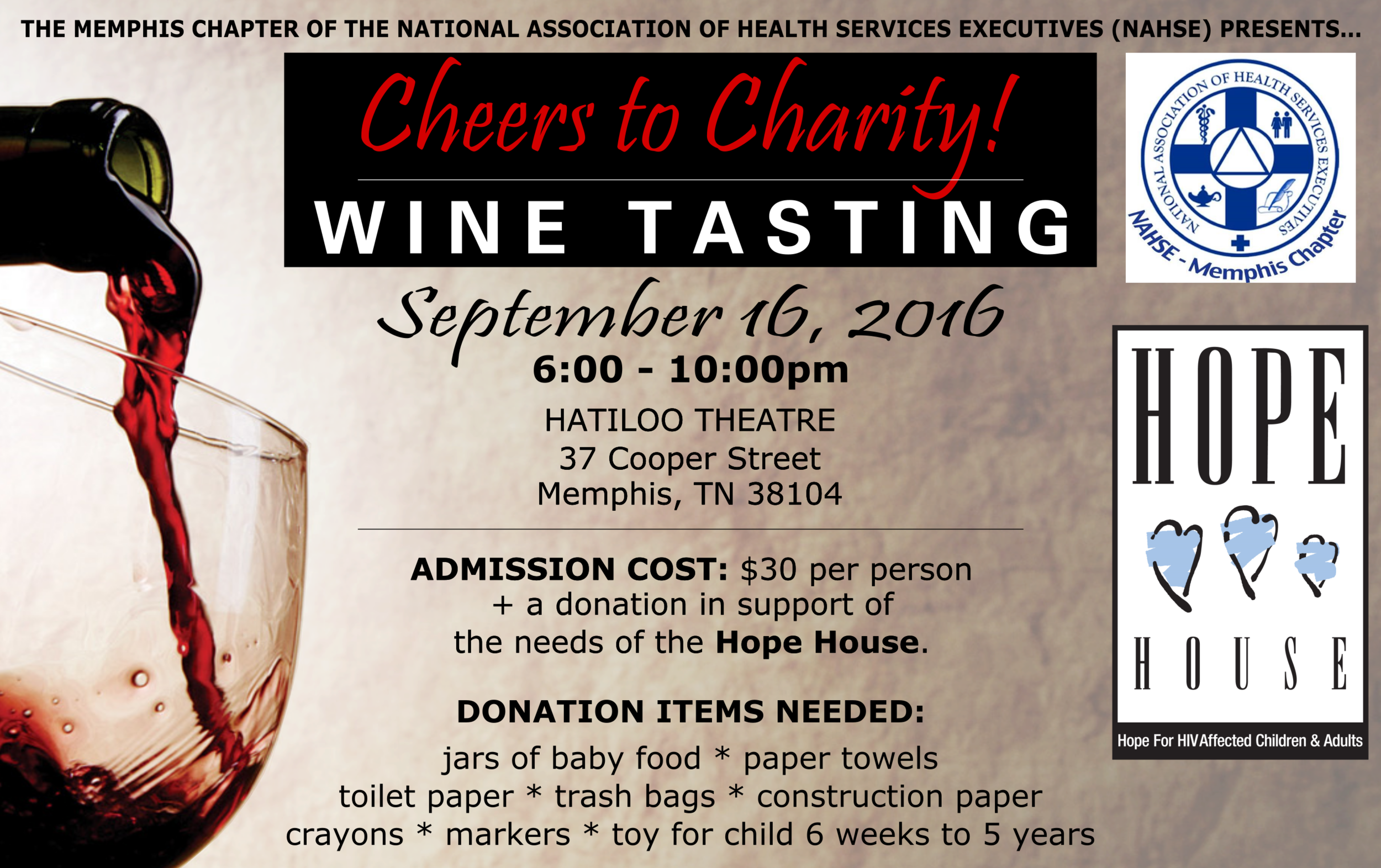 Cheers to Charity! A Wine Tasting Event