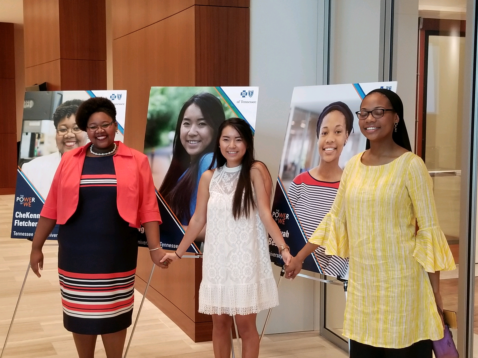 Pictured above are the 2017 Diversity Scholarship recipients representing the West, Middle, and East regions of Tennessee.