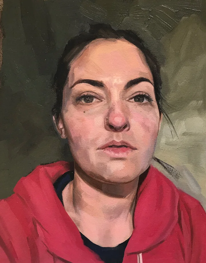 "(Wo)Man Up" 10” x 8” Oil on Arches Oil Paper Sold