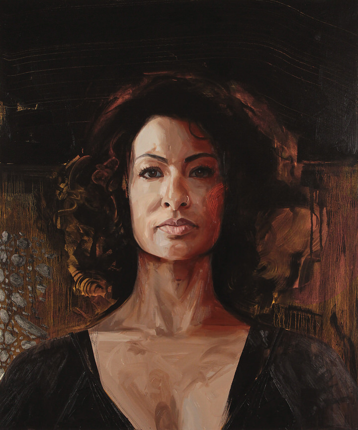 "You Look so Pretty When You Smile" 36” x 30” Acrylic and oil on panel Contact Christine Klassen Gallery for pricing