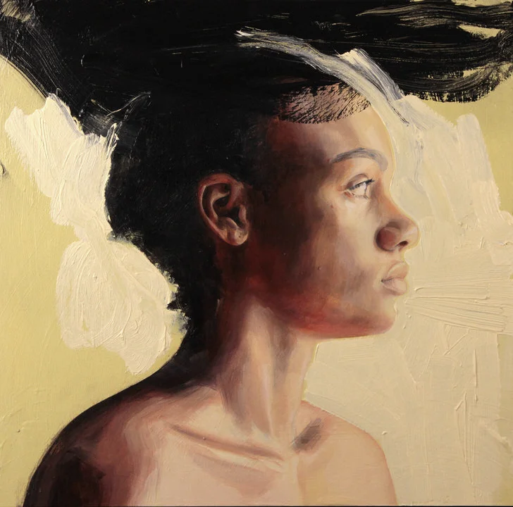 "Resist" 16” x 16” Acrylic and oil on panel Contact Christine Klassen Gallery for pricing