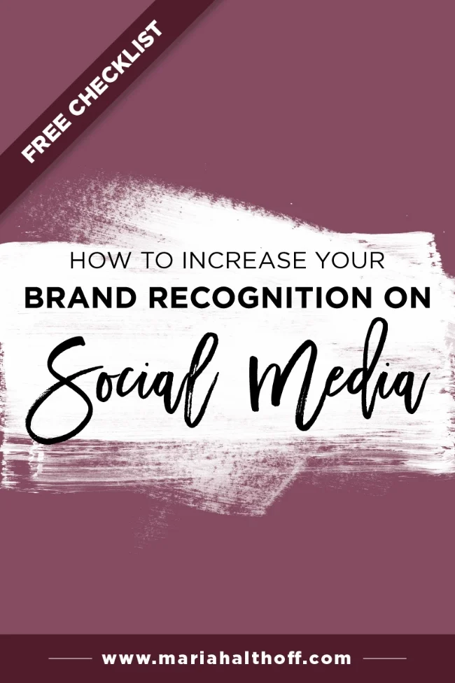 By creating consistent and cohesive graphics for your social media posts and profiles, you'll quickly increase your brand recognition on social media and turn your followers into raving fans. I’ve outlined a few easy steps you can take to do just that, plus, I've added a FREE checklist you can download and save for later! 