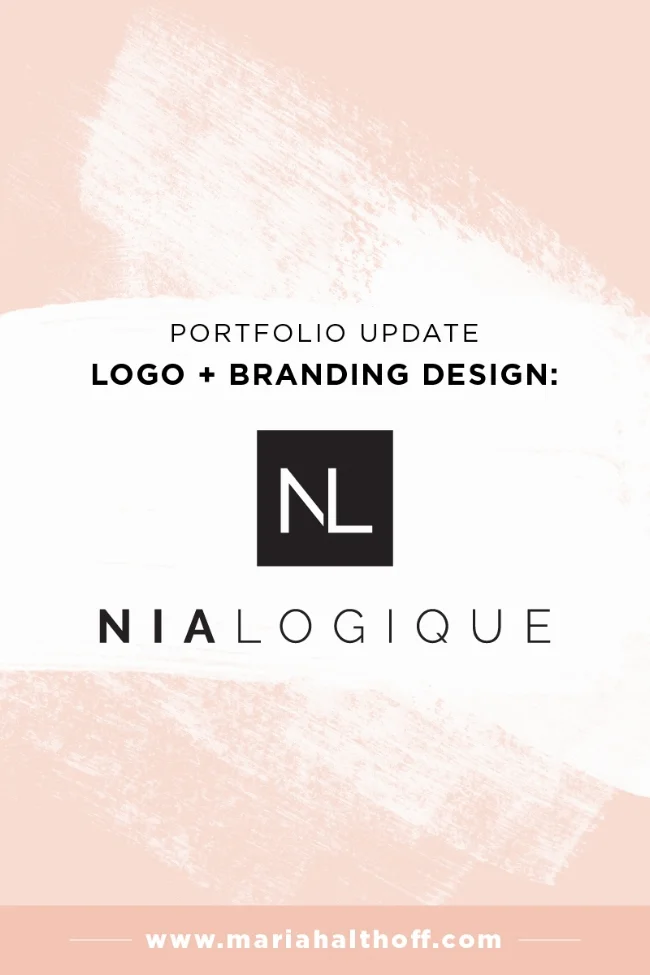 Logo and branding portfolio update – Nialogique