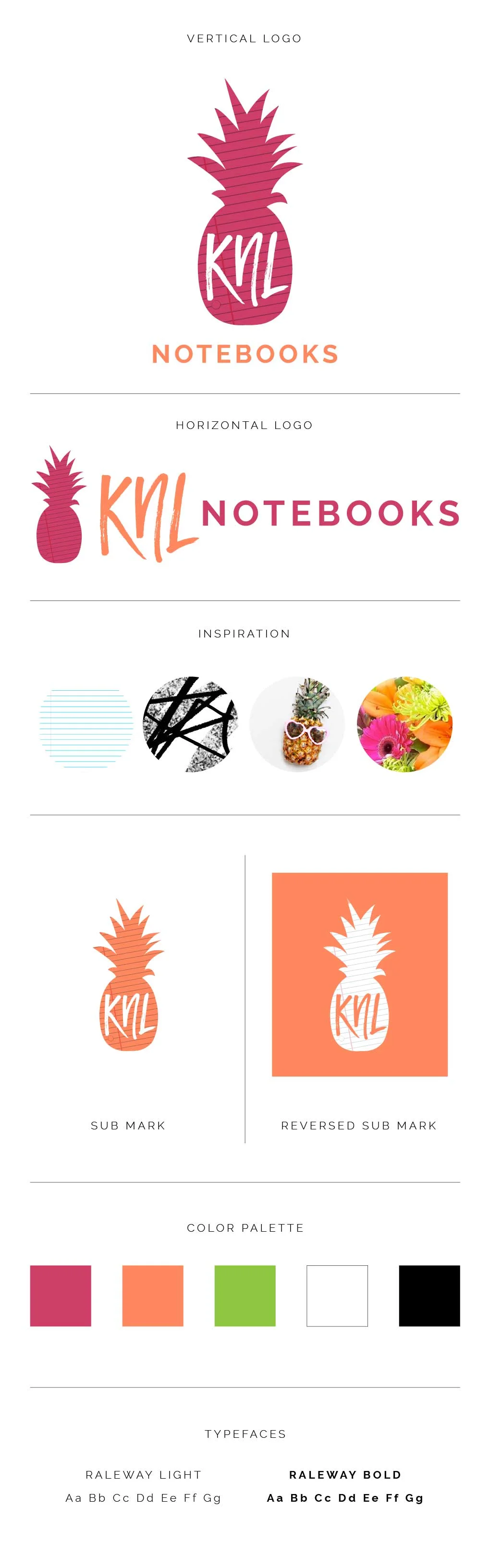Fun, summery logo and branding, neon colors, bright, bold brand, graphic design. 