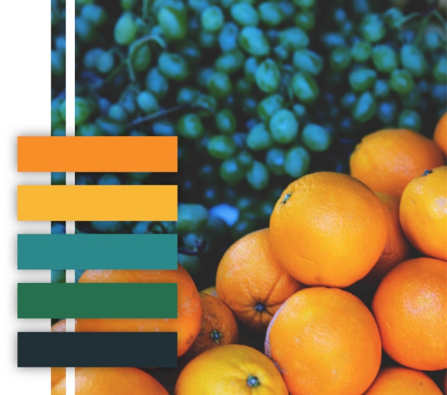 10 Food Themed Color Palettes For Your Branding Inspiration