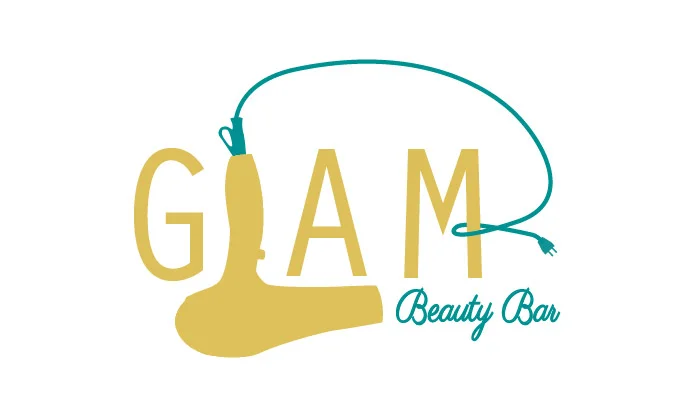 Pen Tool Logo Design – Glam Beauty Bar