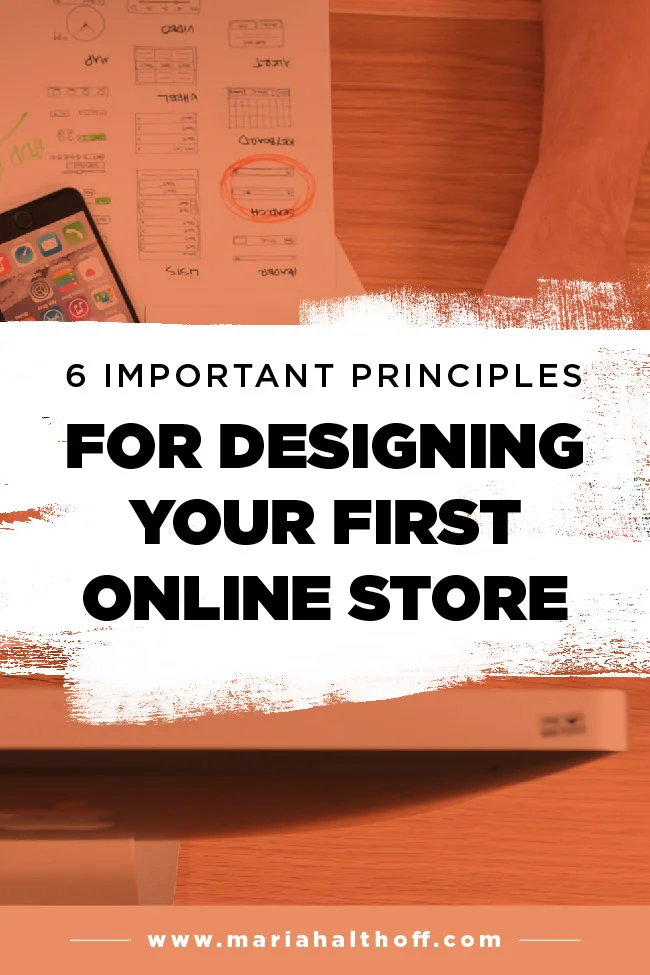 If you're designing your own e-commerce website, you do not want to miss this post! I'm spilling 6 principles you'll want to consider while you design your own website. Whether you're using Shopify, Squarespace, or Wordpress, this post is for you!