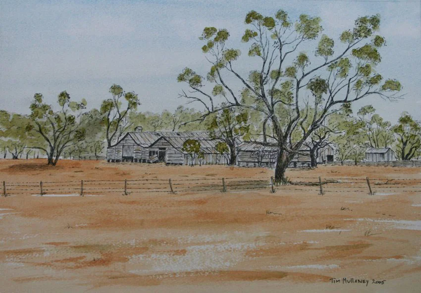'Sheep Station at Goodooga NSW'