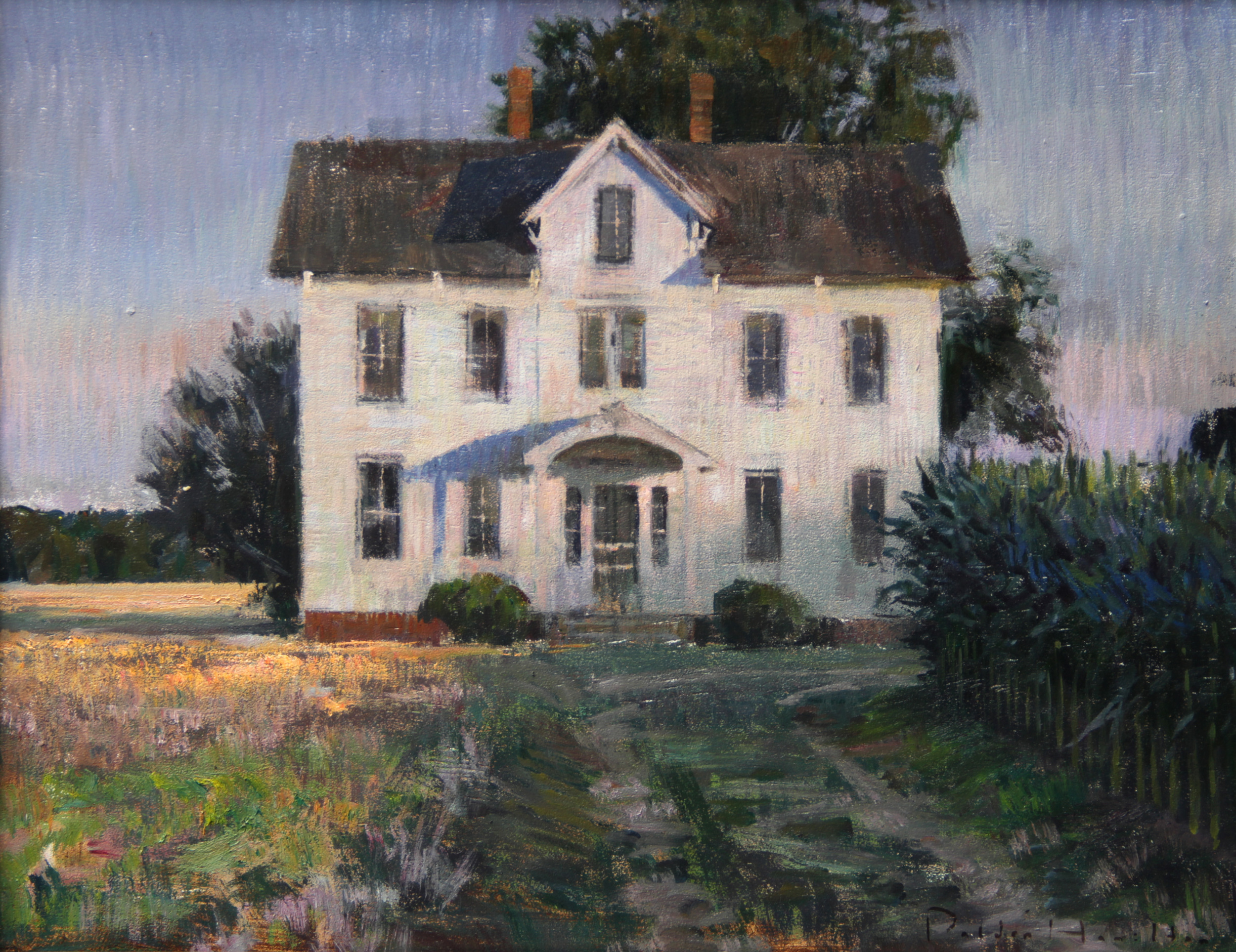 Dusk Rises 16x20", oil on panel