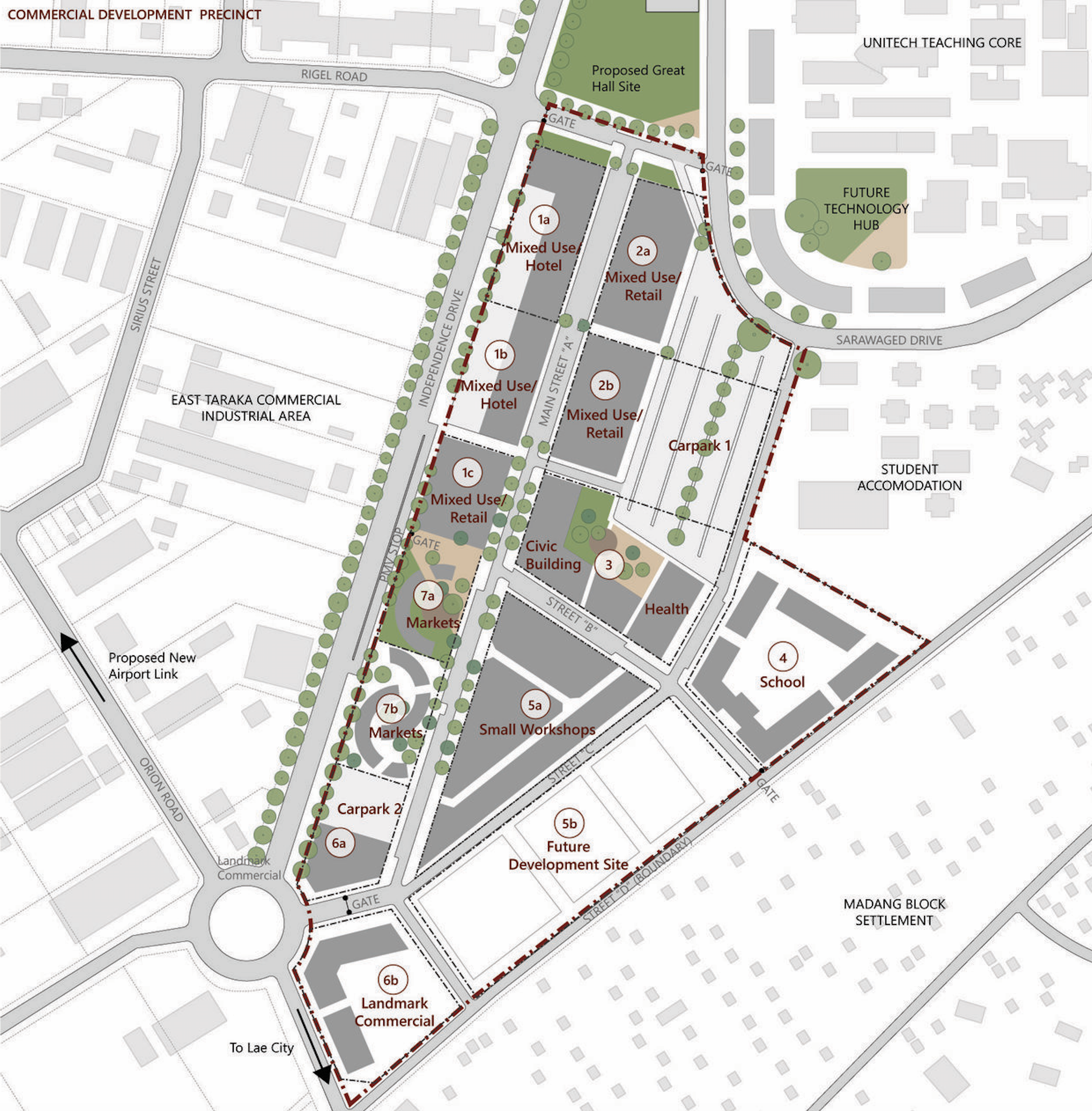 Unitech Commercial Precinct Plan