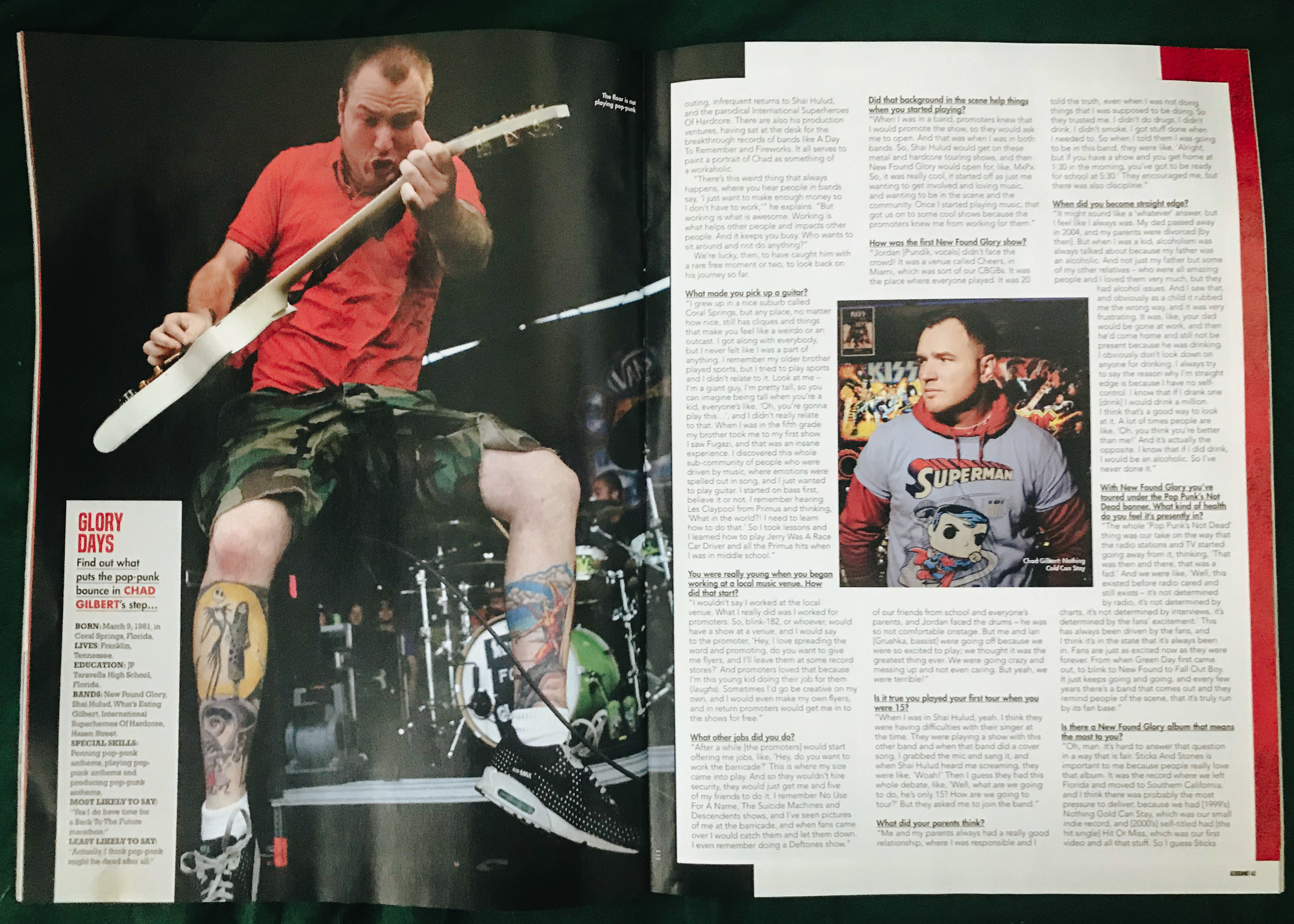 Chad Gilbert for Kerrang Magazine