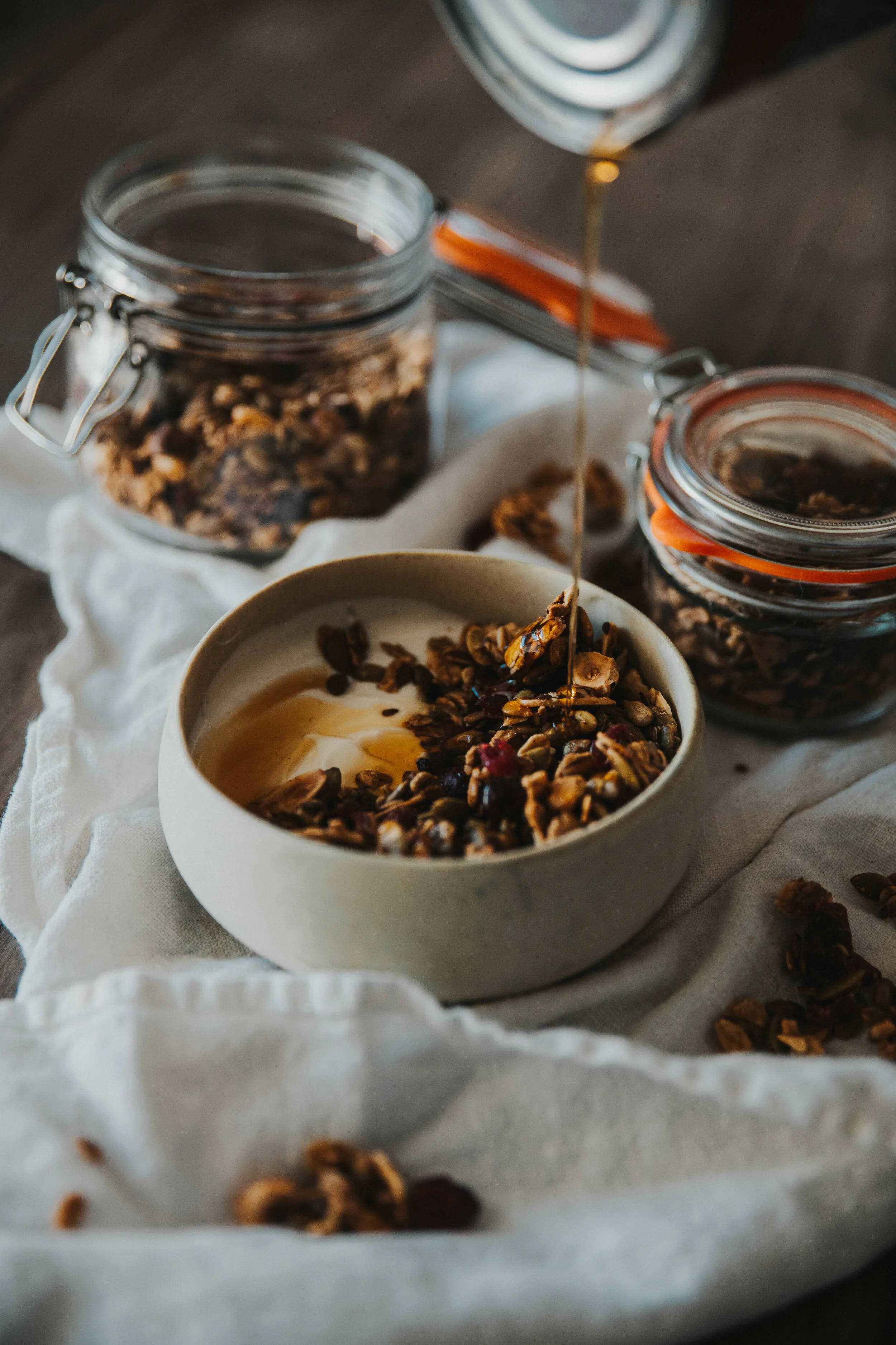 Maple Cranberry Granola (or Whatever You Have in Your Pantry Granola)