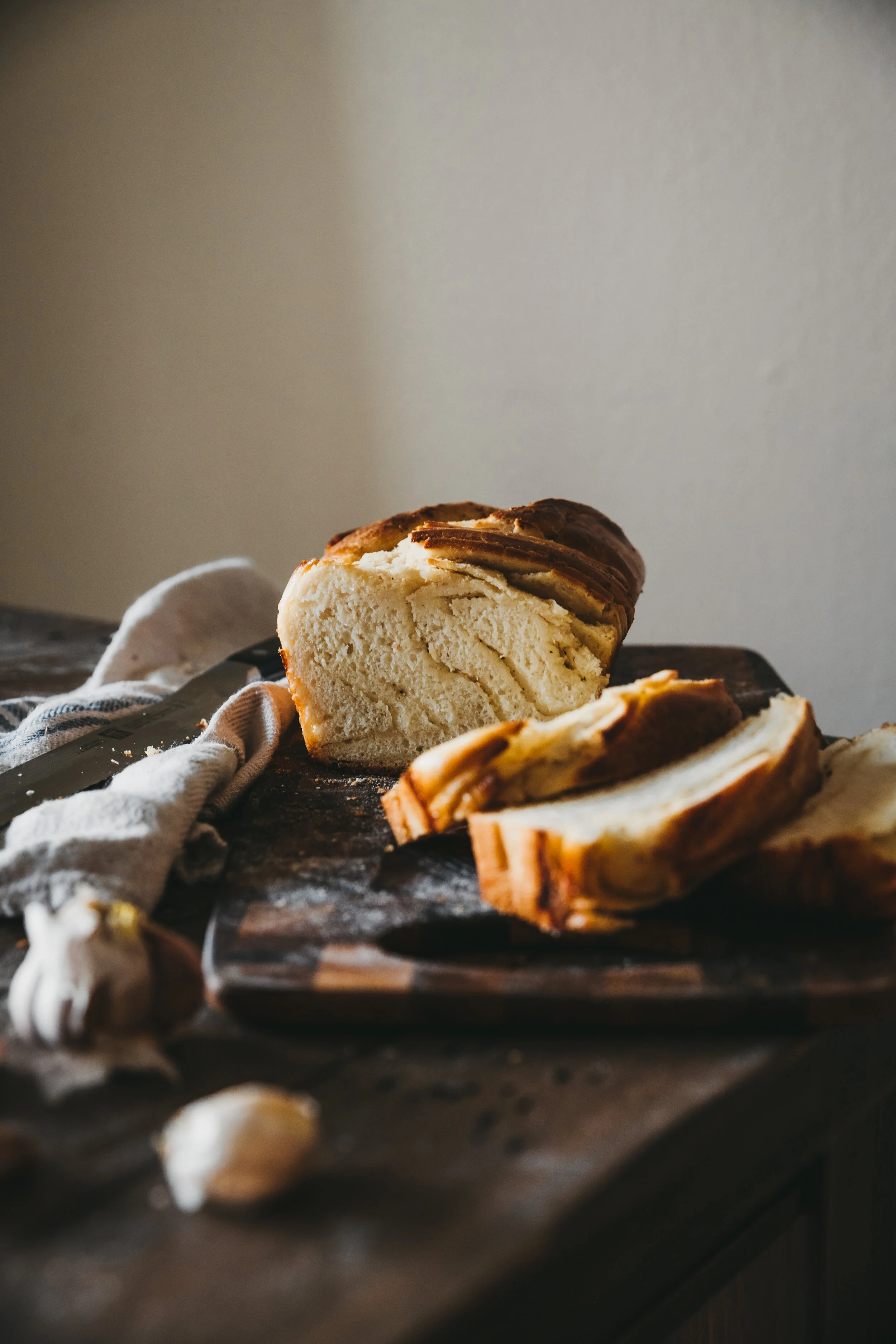Braided Garlic Bread