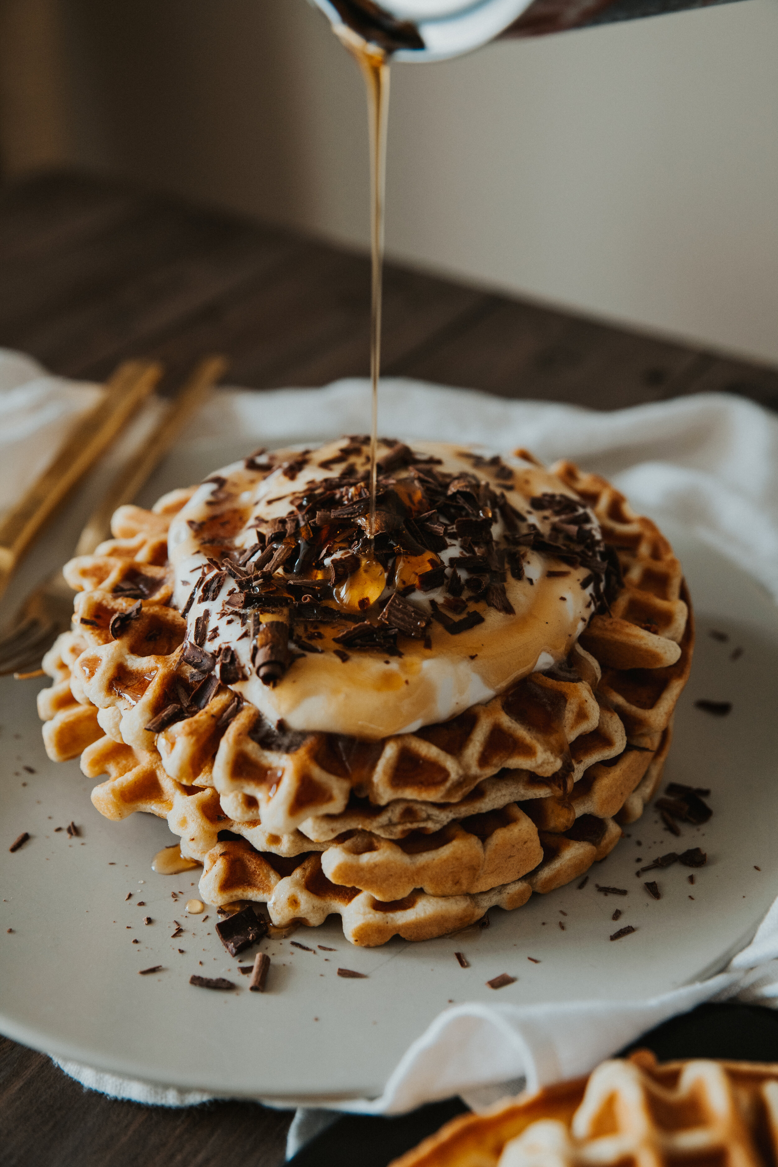 Brown Butter Waffles