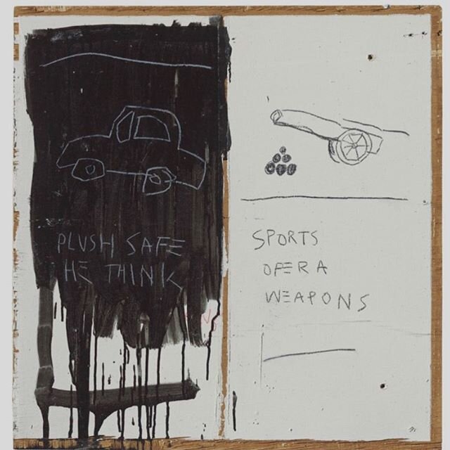 Untitled-Basquiat,Jean-Michel. &ldquo;PLUSH SAFE-HE THINK&rdquo; Yes, plush safe he think! Greetings. Please consider joining us via zoom tonight for a lightly guided meditation honoring the life of George Floyd, Ahmaud Arbery, Breonna Taylor &amp;  