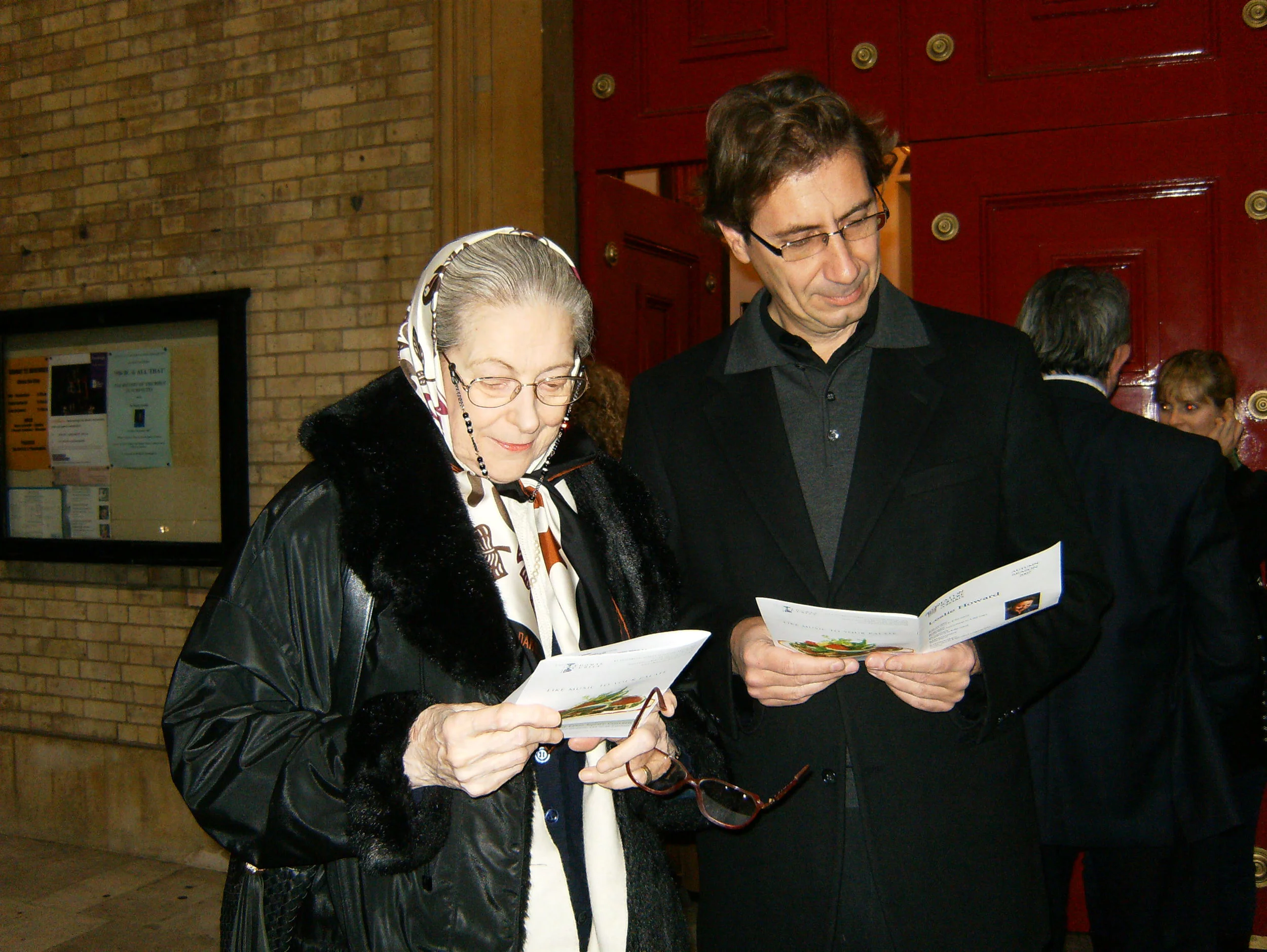 Dan with Noretta in London