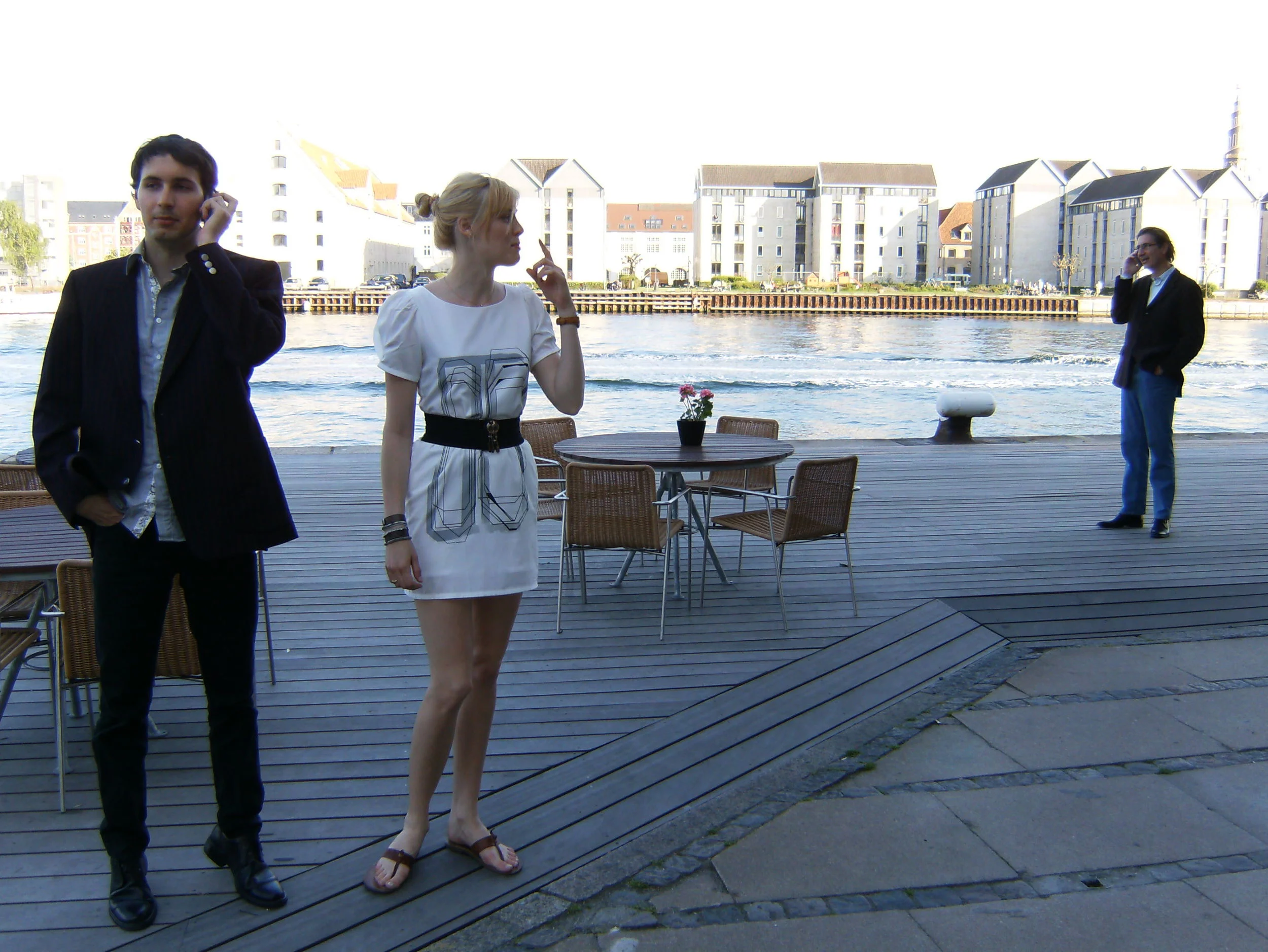 On the phone in Copenhagen with Selby