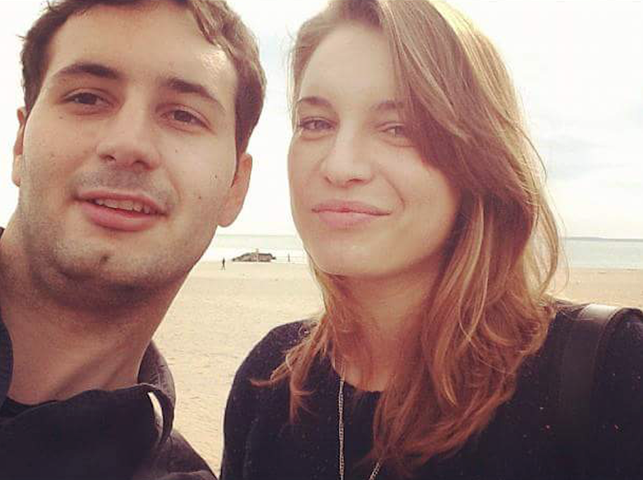 With Daria at Brighton Beach