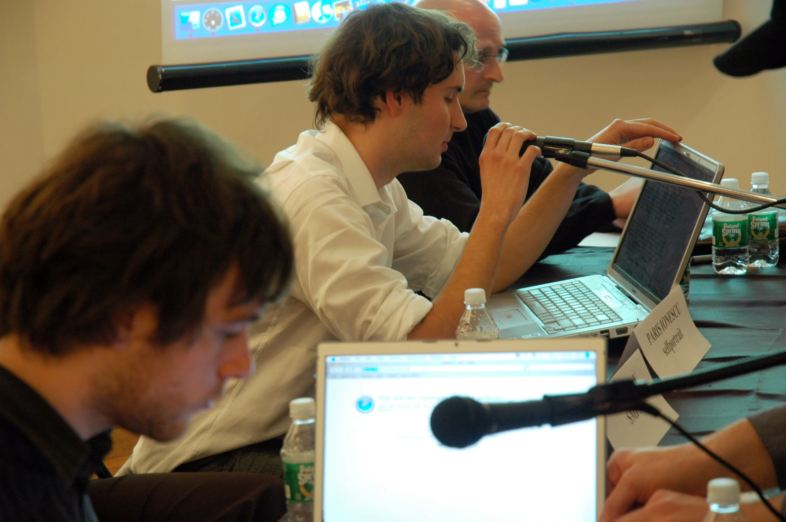 Speaking about Selfportrait.net at Chelsea Art Museum 2008