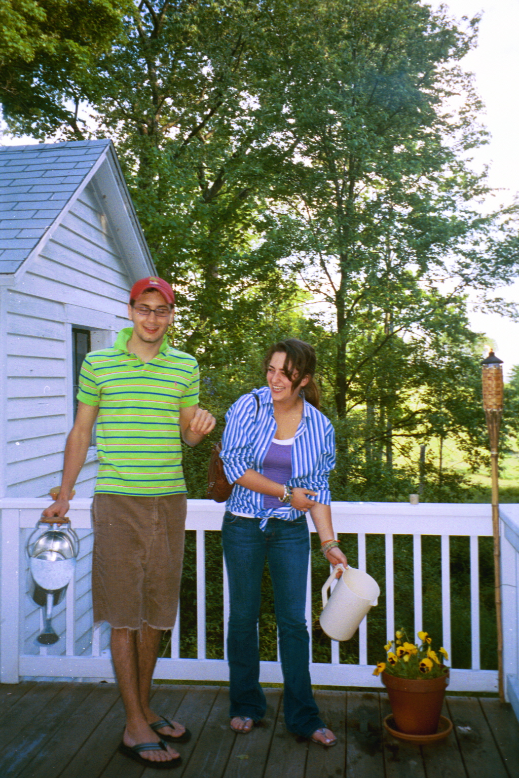 With Annabelle at Burr Farm