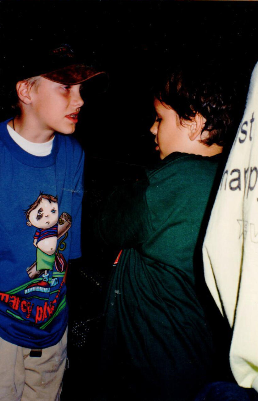 Paris and best friend Dylan at their first Everclear concert