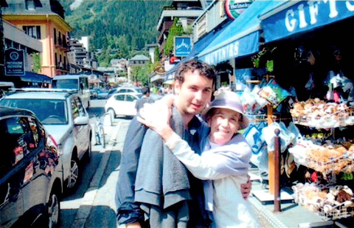 In Switzerland with Grandma