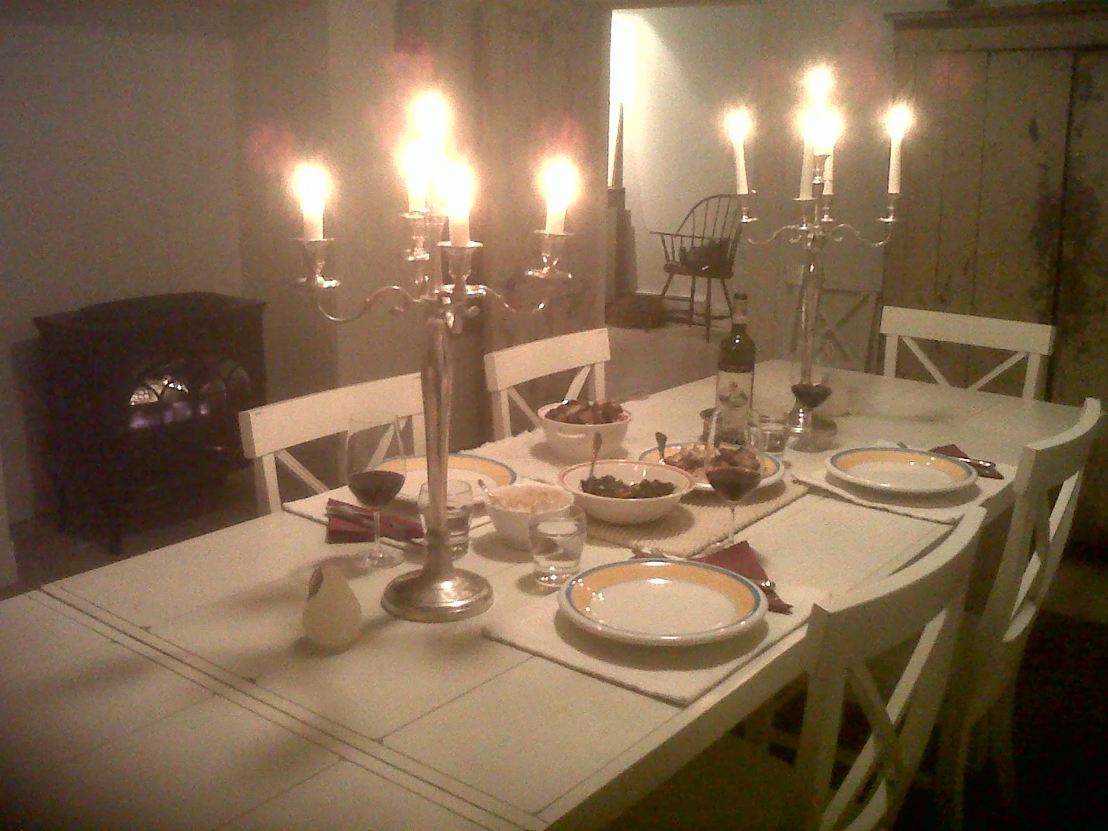 dinner for a country winter's night