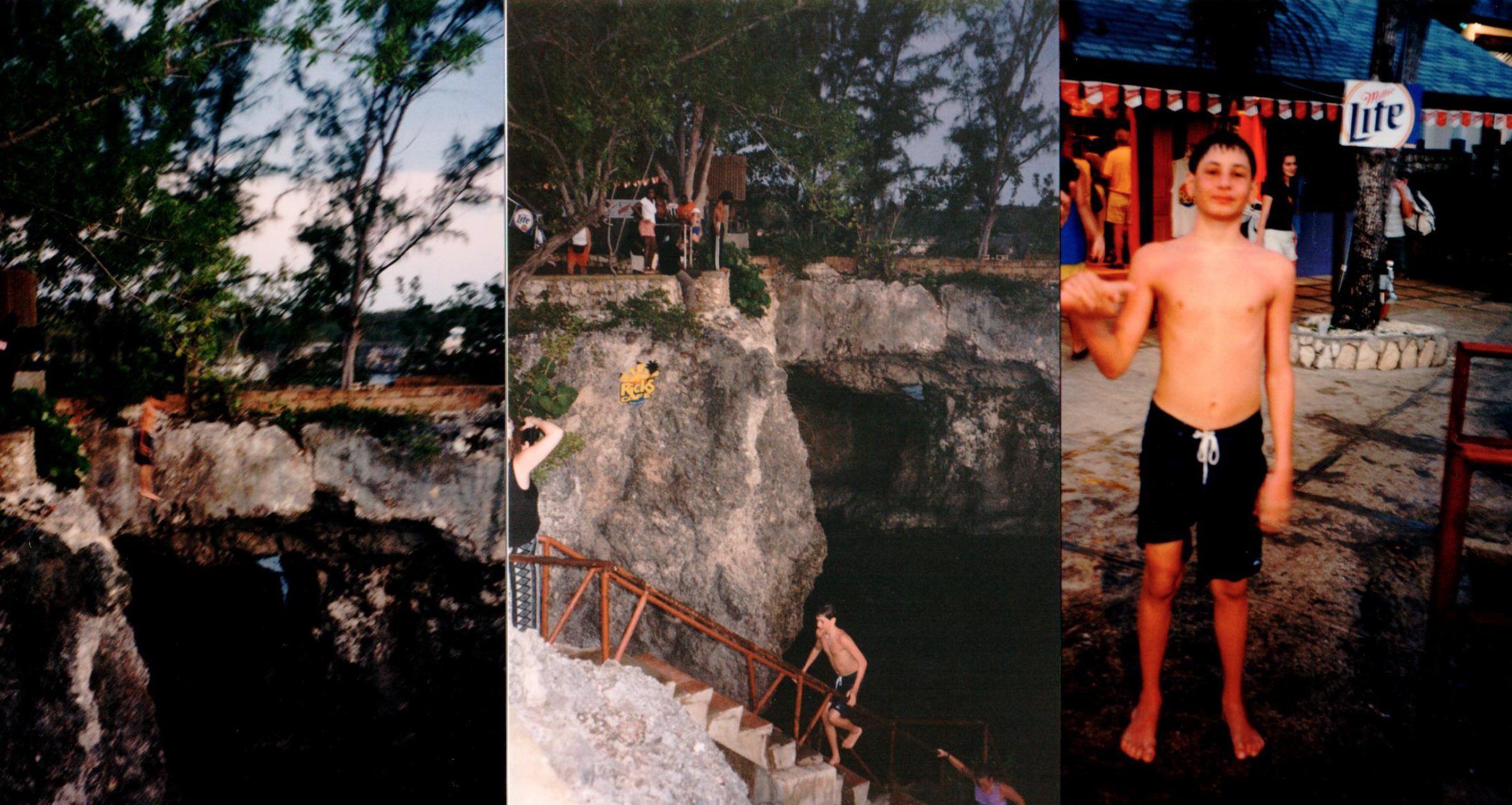 Cliff diving at Rick's Cafe, Negril, Jamaica