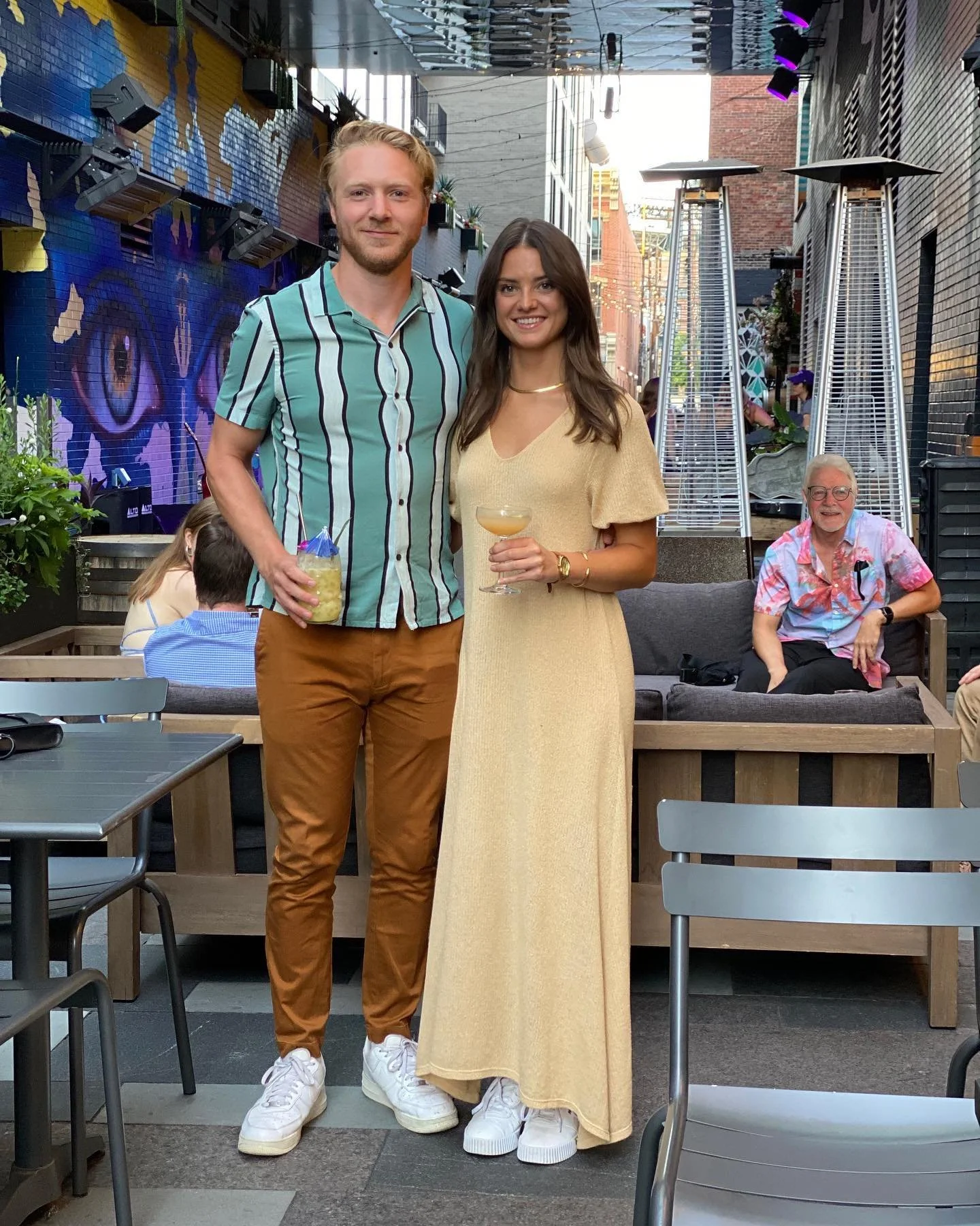 2 for 2 on good pics w haunting backgrounds

Congratulations Pete &amp; Paula. I almost thought we didn&rsquo;t get a pic together last weekend. I wish I was right.