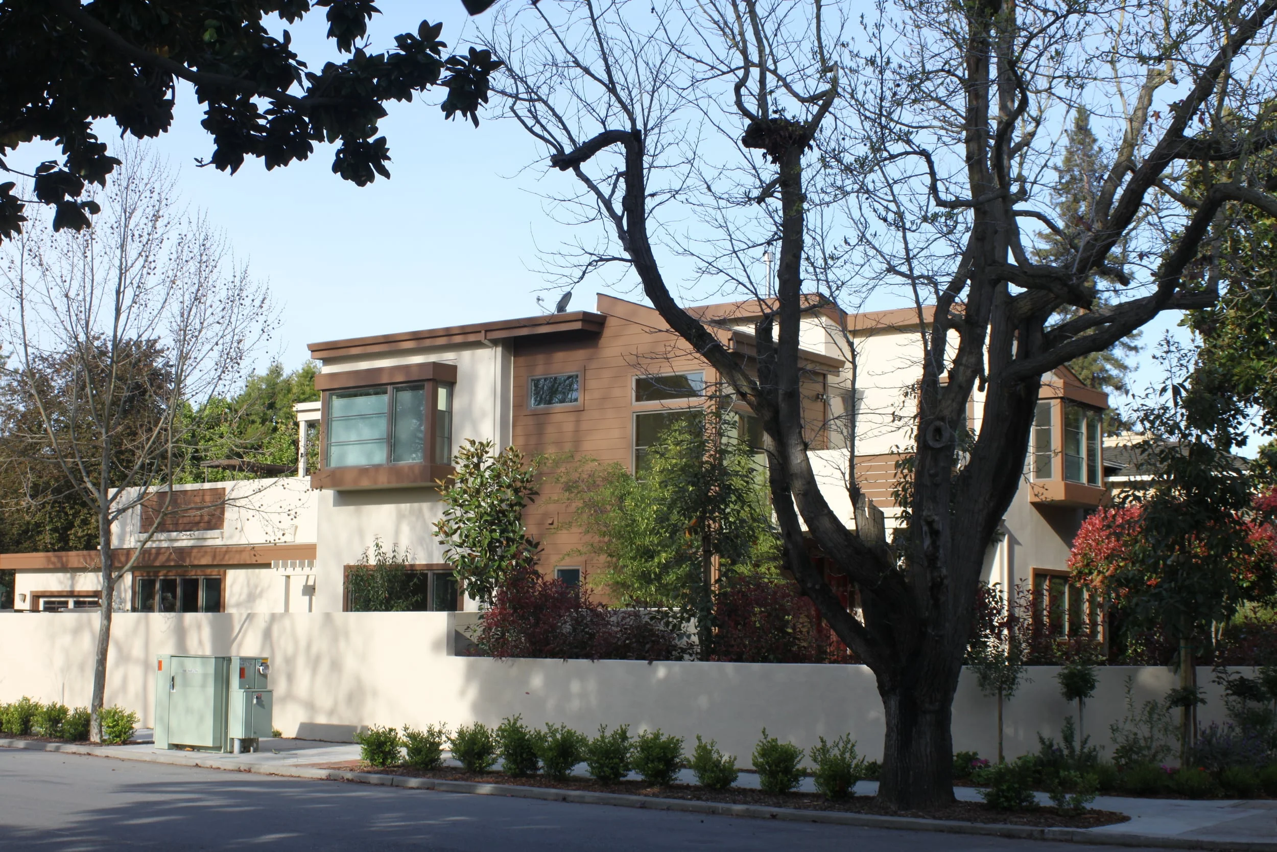  An upper story additon and alteration, modern in style.    