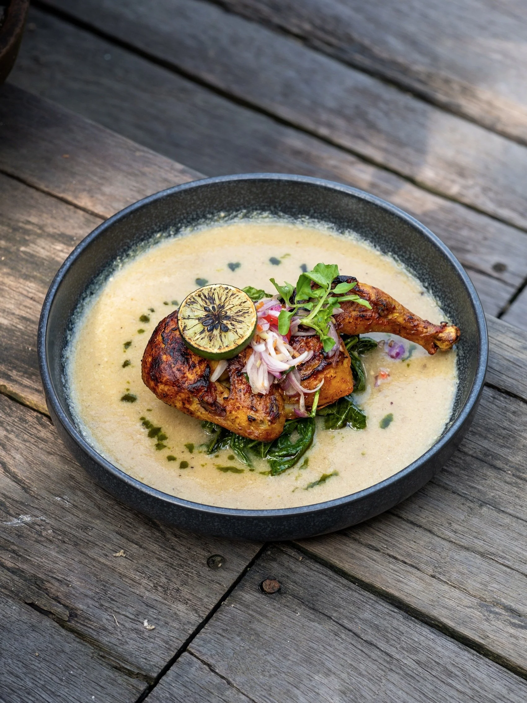ayam taliwang dinner at folk ubud