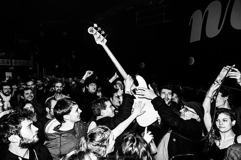 more pictures of the tour that could have been.

here we see moments of our 2am set at @laroutedurock winter fest edition taken by @tmphotograph and Magali Gali. definitely an epic highlight of the tour in St. Malo, France.