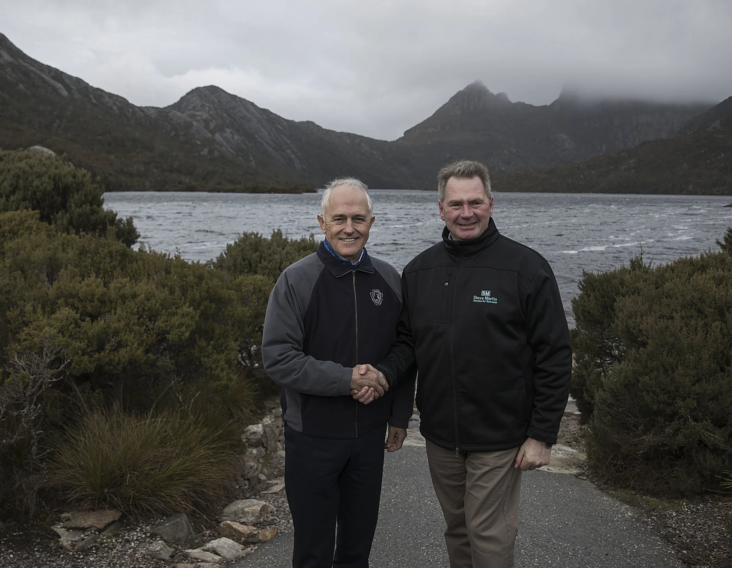 It was a little chilly, but announcing $30m funding for the Cradle Mountain Masterplan with the Prime Minister warmed things up.
