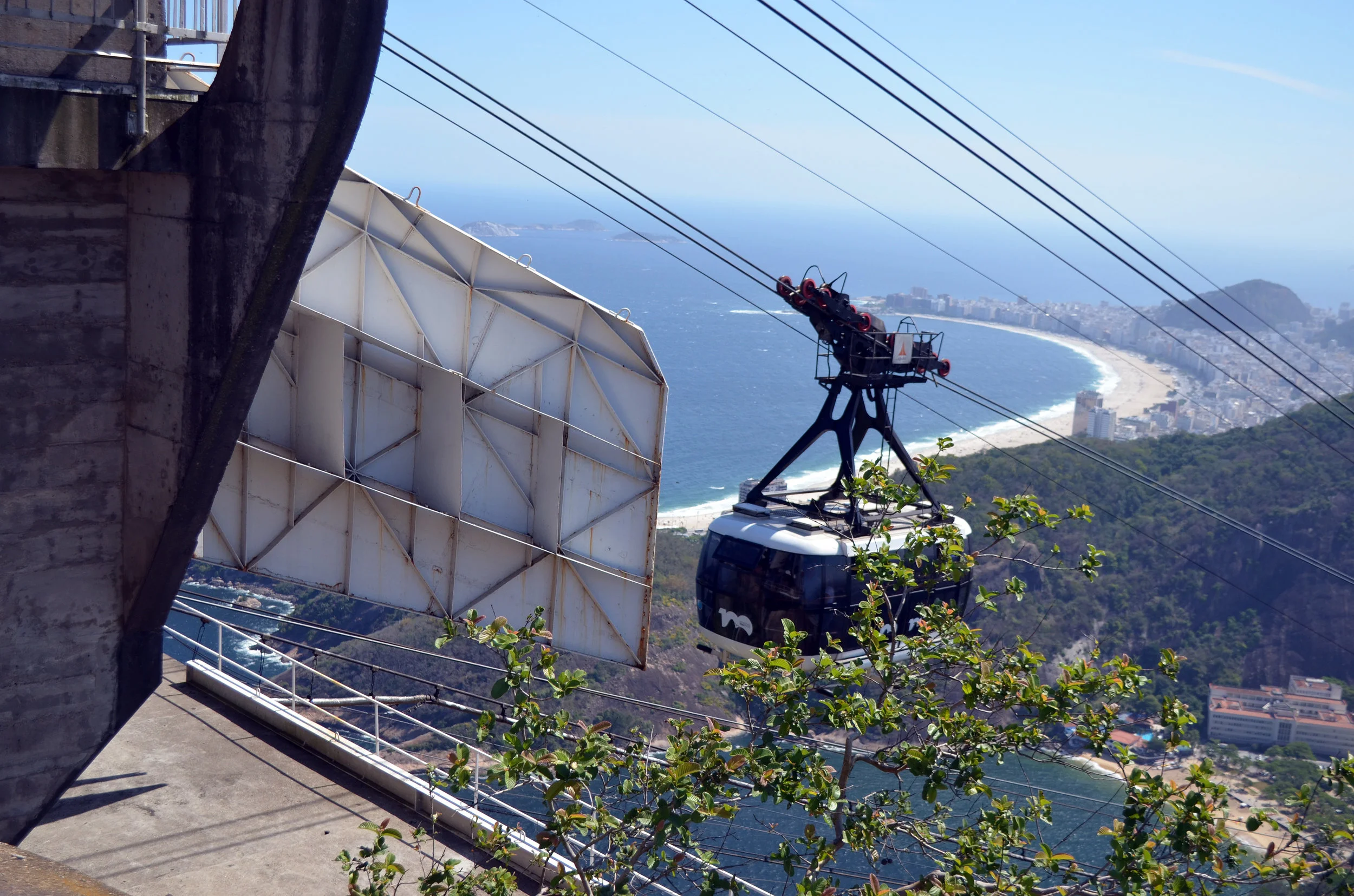 Cable car ride up the Sugarloaf Mountain, Rio de Janeiro