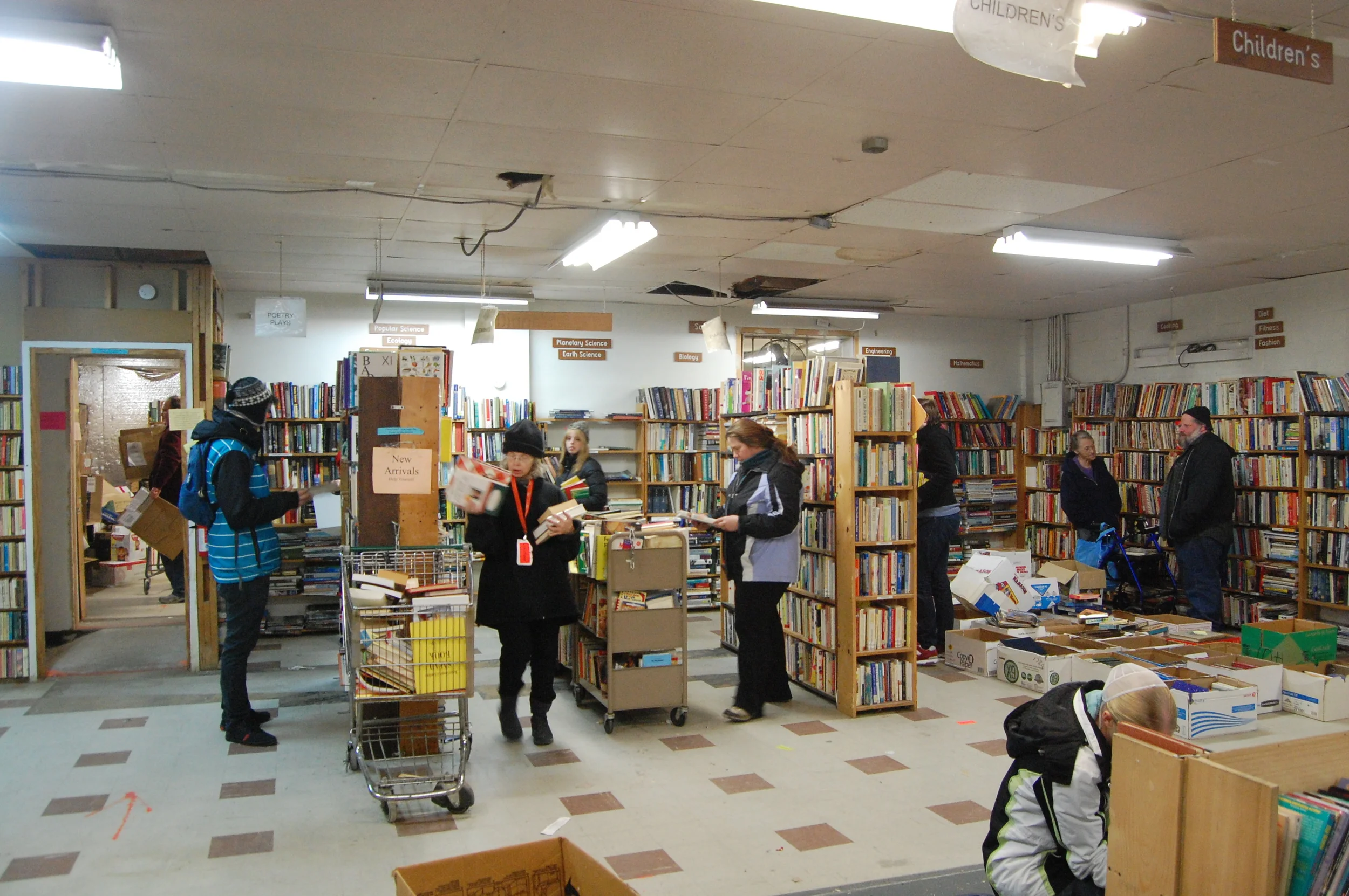 Main Room of The Book Thing