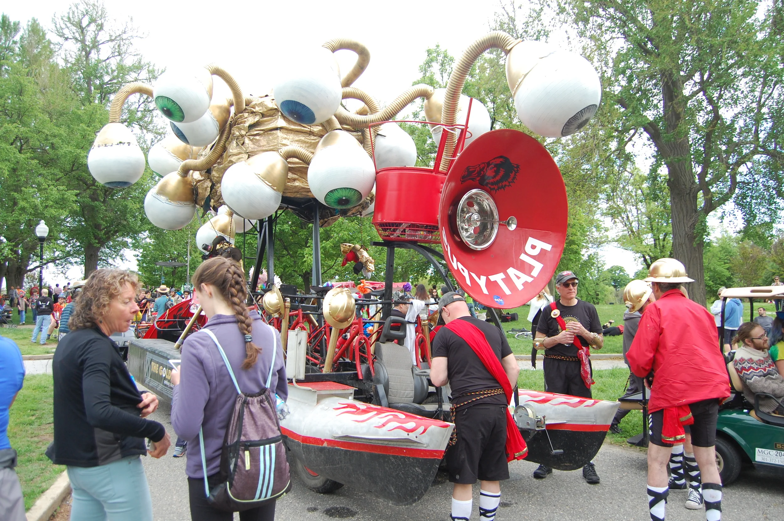One of the Kinetic Sculptures