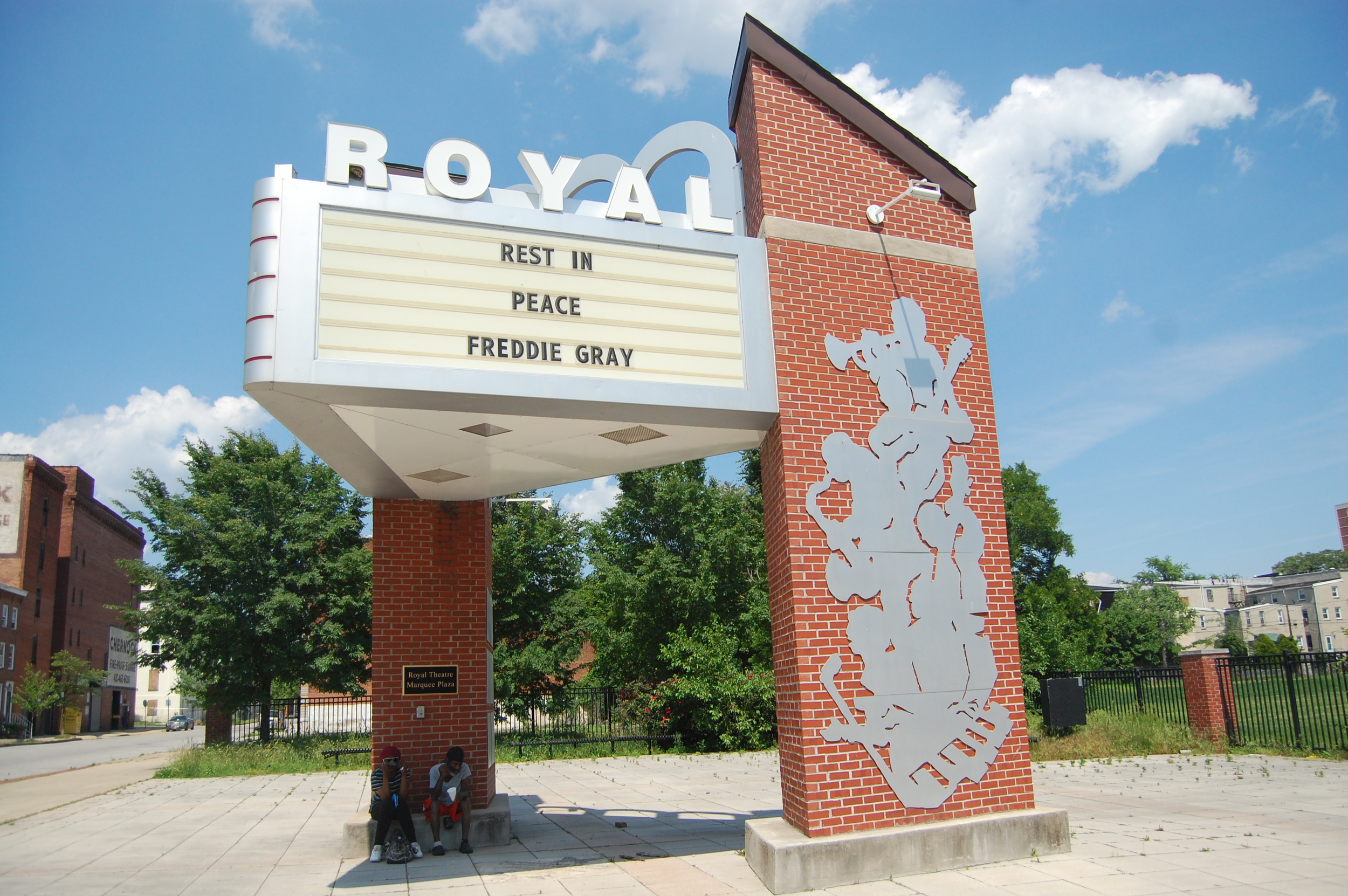 Royal Theatre Marquee Monument, Pennsylvania Ave and Dolphin Street