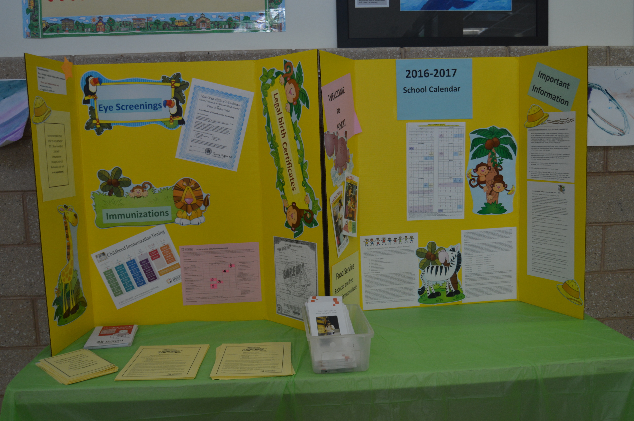 As you can see, the registration room was very organized and inviting.