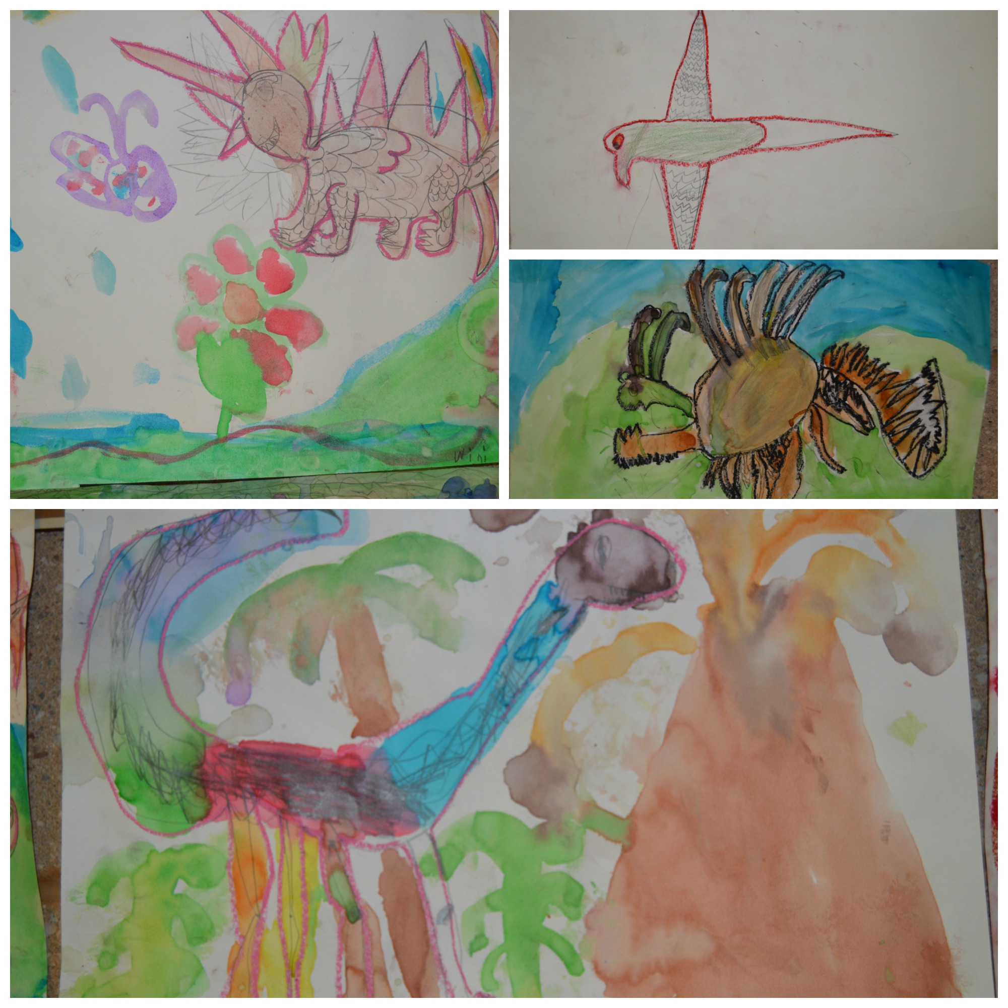 Some of the artist's creations.